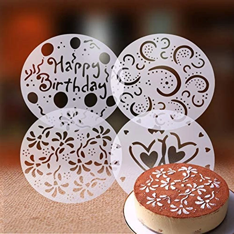 Cake Stencil Wedding Cake Decoration Stencils for Cake Decorating Templates Spray Floral Baking Tools