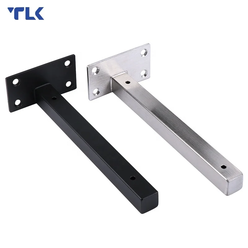 Wall Mounted Blind Shelf Support Bracket Stainless Steel Floating Shelves Hidden Shelf Brackets