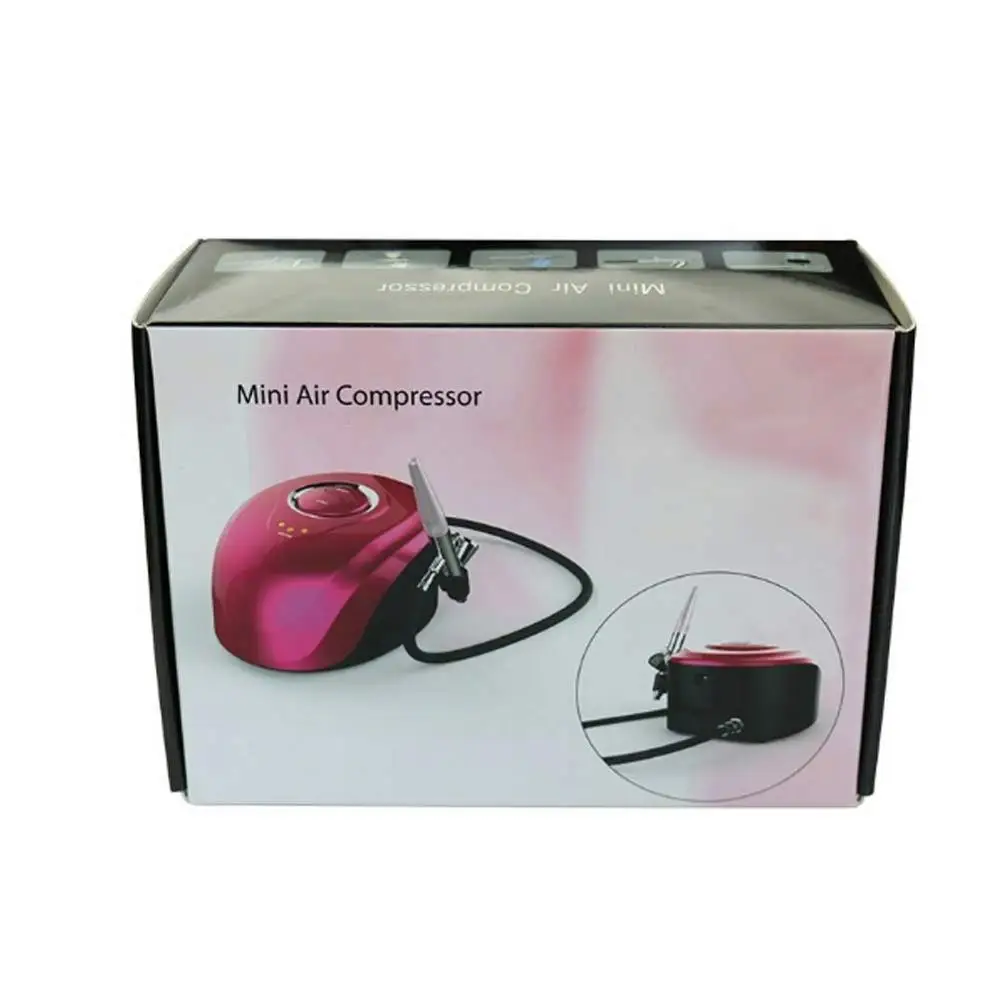 Multi-Purpose Mini Air Compressor Set Cosmetic Makeup Airbrush and Compressor System for Girl Women Facial Care  Nail
