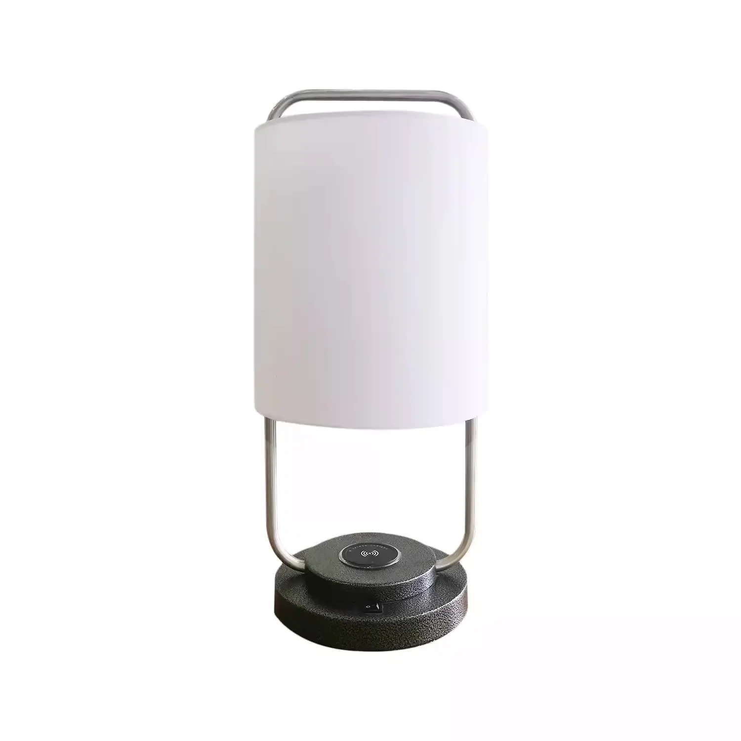 
2021 table lamps with mobile phone power wireless charging station with certificate hotel bed side table lamp wholesale 