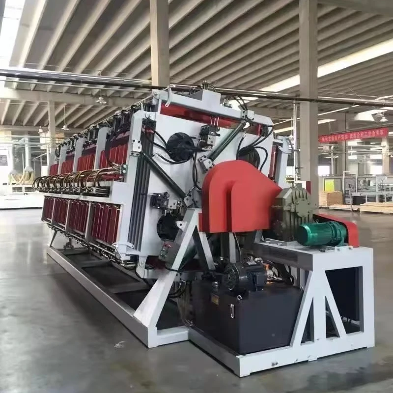 Hydraulic Woodworking glulam timber Beam Wood Board Laminated Press Rotary Composer Clamp Carrier Machine