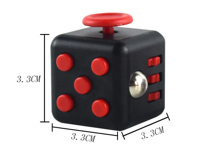 YUWEI Rainbow Color Cubes Antistress Toys Stress Relief Decompression Toy Offices Games For Adults Antistress anxiety Kids Gift