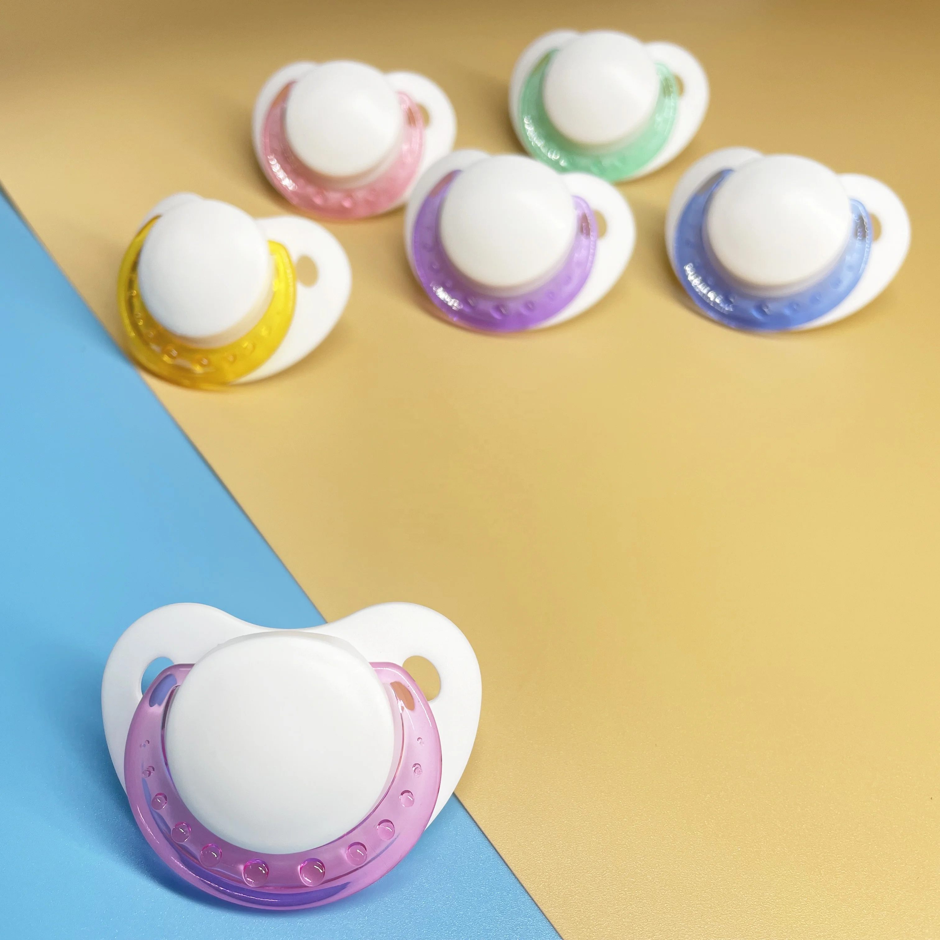 2021 NEW Design Dummies Food Grade Silicone Nipple Baby Pacifier for Pacifiers Natural