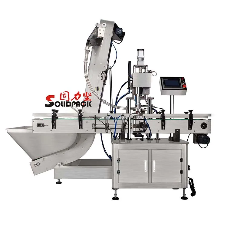 Solidpack Automatic capping Personal Care Spray Spindle Capping Machine