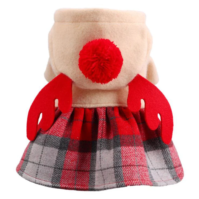 Christmas Decoration Pets Santa Claus Skirt With Hat Cats Dogs Puppy XL New Year Party Supplies Pet Costume Dog Colthes