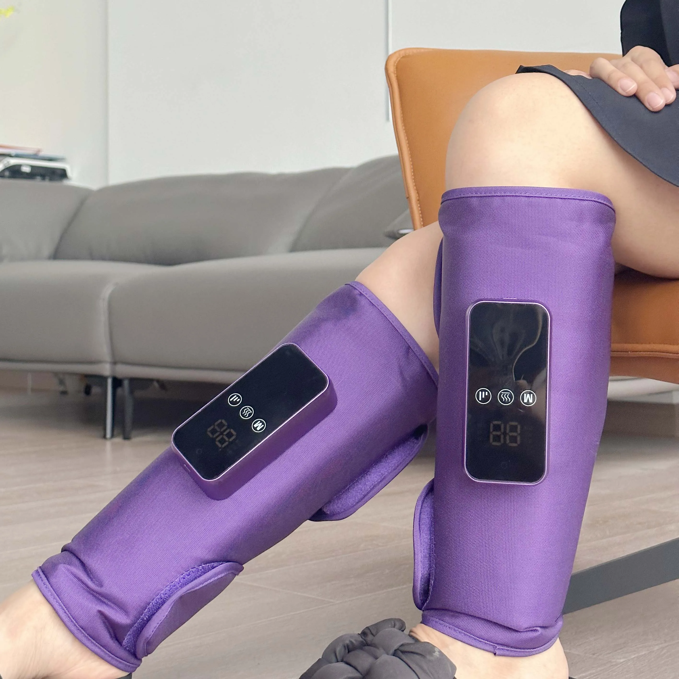 calf massager rechargeable shiatsu electric calf massager cordless air compression calf massager