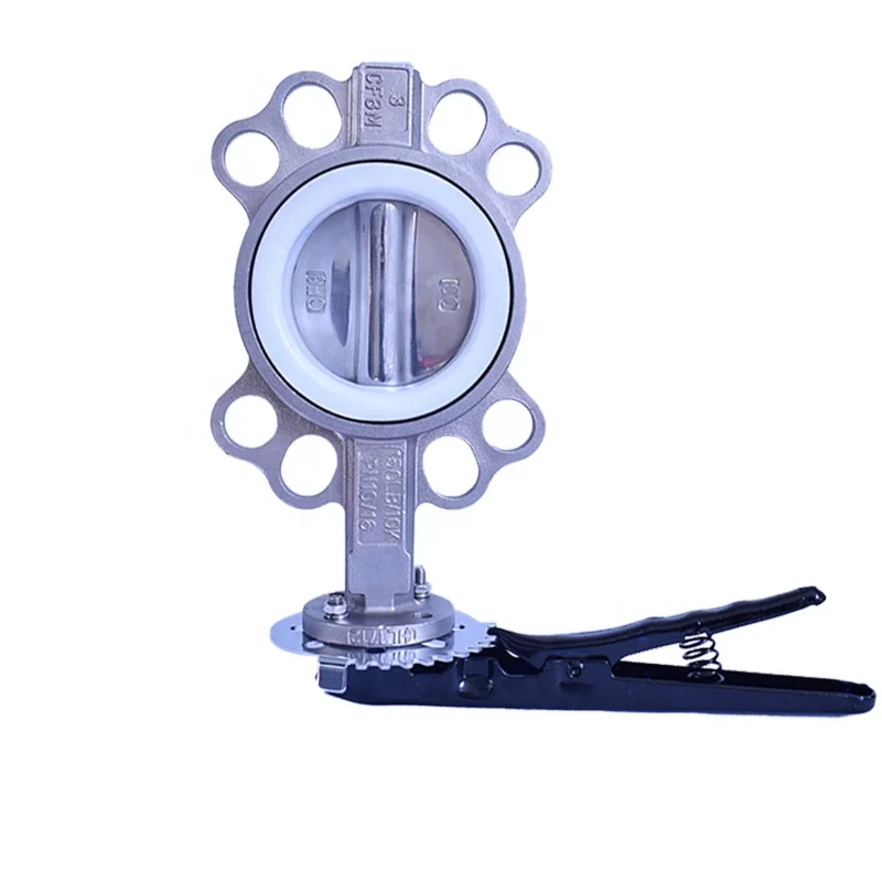 DN200 8 inch API 609 Metal Seated Ductile Iron Tri-Eccentric Flange Butterfly Valve