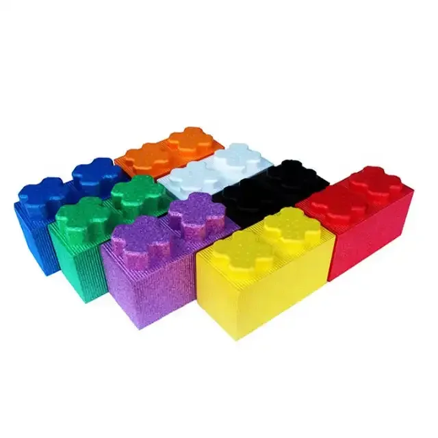 Attractive Big Commercial Building Blocks Amusement Park kids Playground EPP Foam Blocks DIY Toy