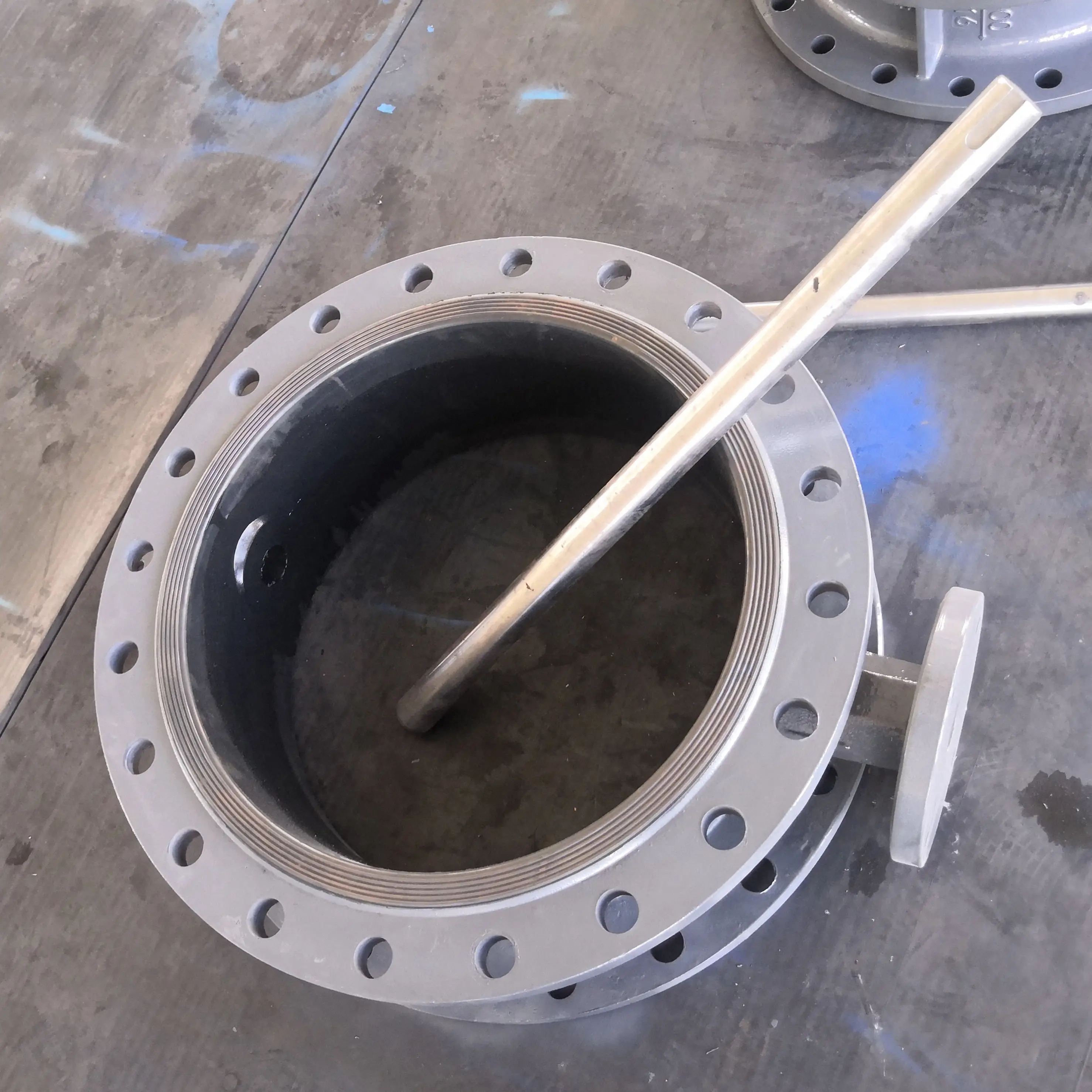 10 Inch Flange Connection WCB Carbon Steel Butterfly Valve Concentric Type 150LB