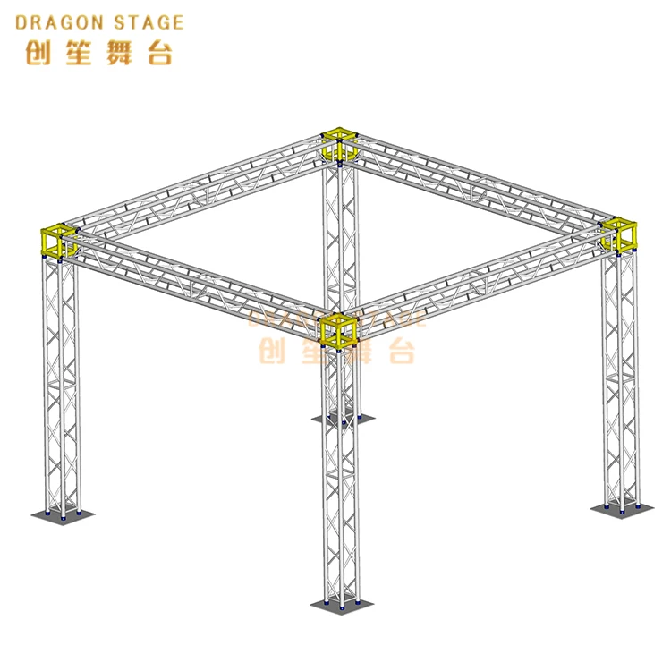 Dragonstage Aluminum alloy truss corner spigot truss square  Multi cube box blocks