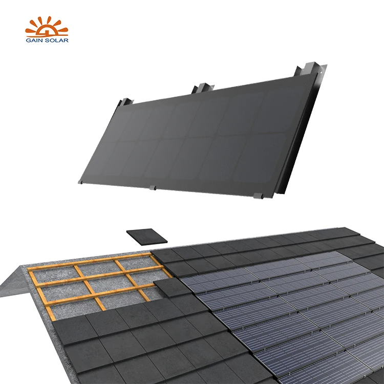 Home Use Tile Roof Solar Panel Installation On Tile Roof Tile Roof Bipv Solar Shingles
