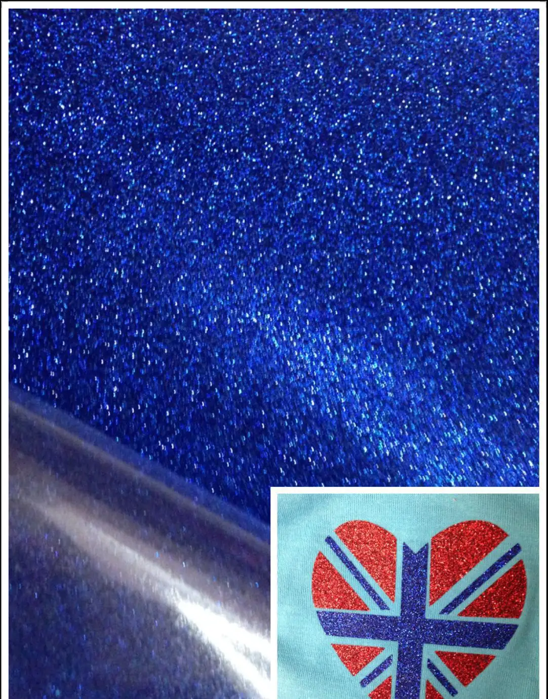 Yuanfan Free Samples wholesale Glitter Heat Transfer vinyl  for t shirt clothing fabric textile