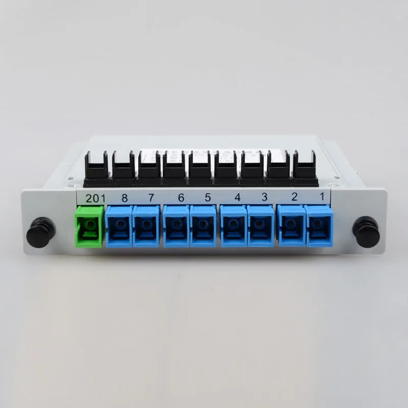  1x8 Way SC PC Кассетная карта LGX SM pasive оптический