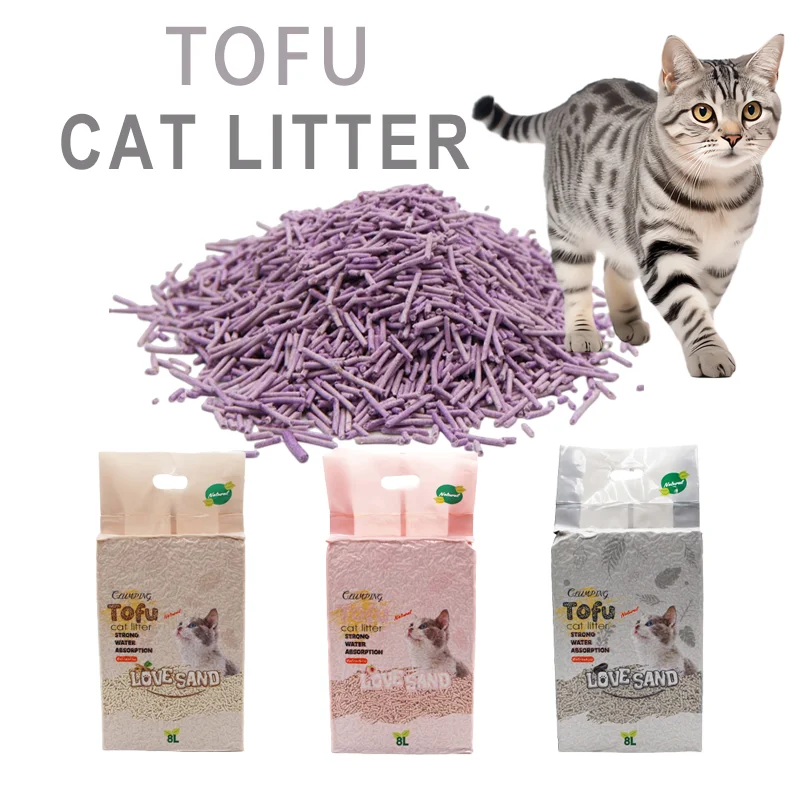Ultra-light Premium Flushable Flush the Toilet Tofu Cat Litter