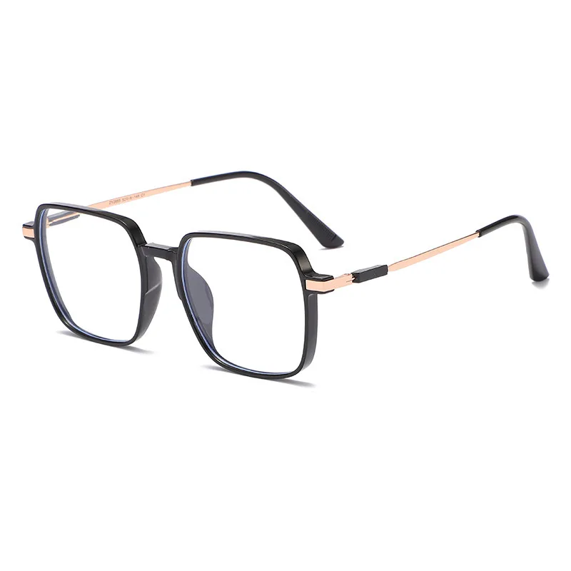 Wholesale Transparent Blue Rectangle Eye Glasses Optical Frame Spectacle Pc Cheap Optical Eyeglasses Frames