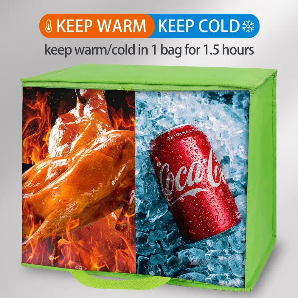 New Design Non-woven Picnic Cooler Bag Insulated Waterproof Cooler Bag