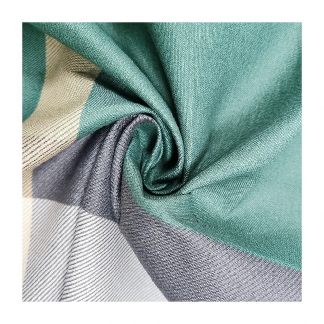 
115gsm 100% polyester check fabrics polyester famous design 100% polyester disperse printing fabric for bed sheets 