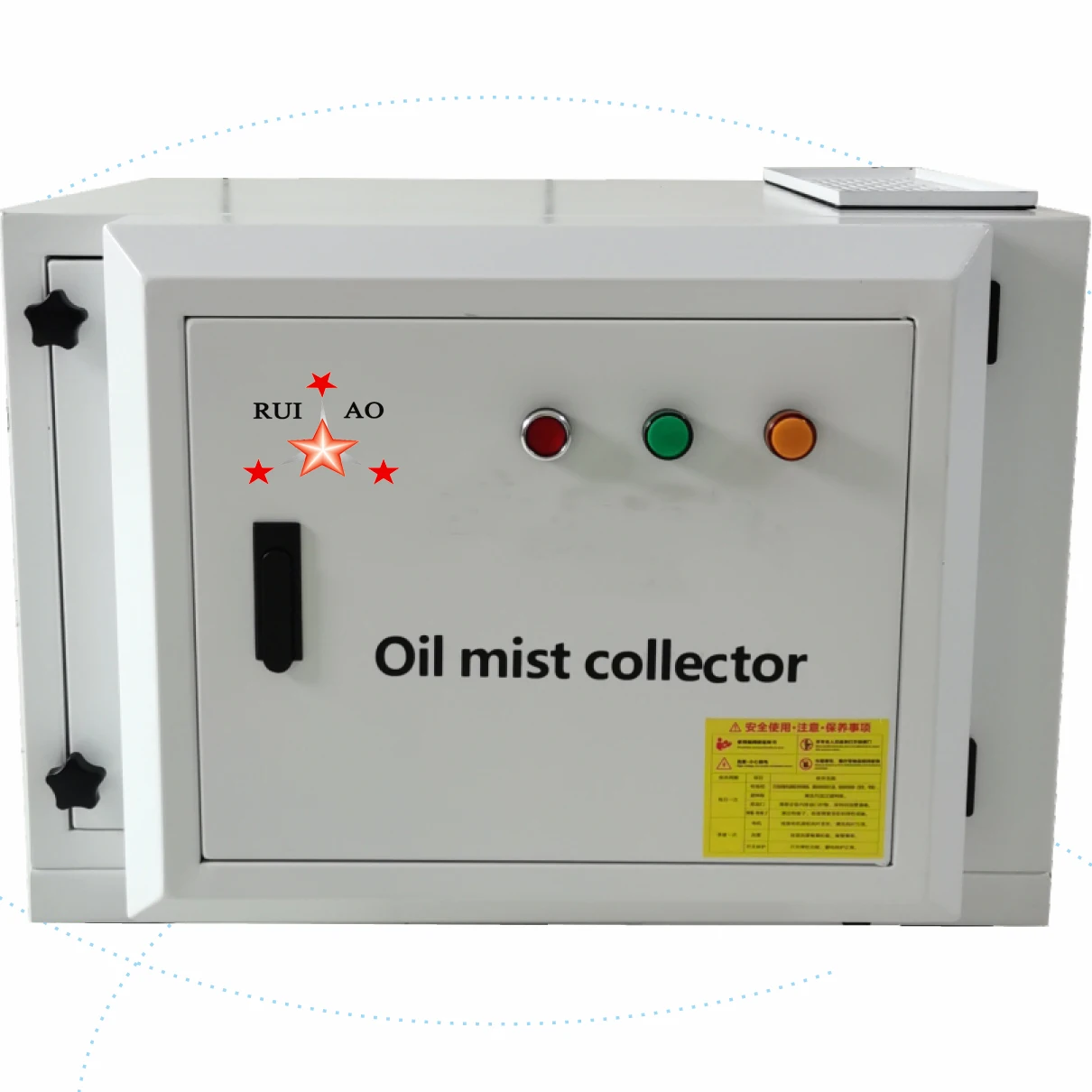 Industrial electrostatic oil mist collector