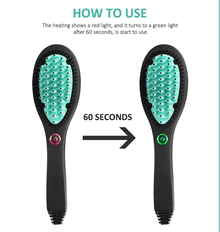 Лучшее качество керамические турмалиновые выпрямители для волос с ионизатором выпрямитель для волос с щеткой для чистки одежды, расческа для выпрямления волос, щетка