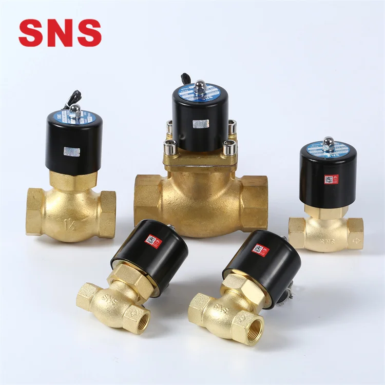 Pneumatic Parts 2l Series Brass 220v Ac High Temperature Steam Pneumatic Solenoid Valve