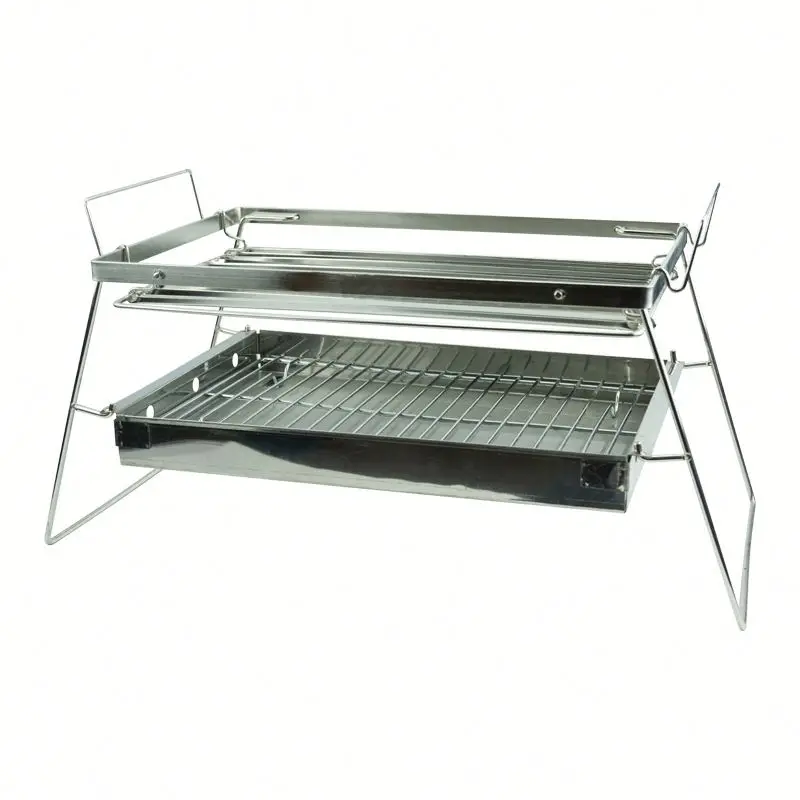 
Wholesales outdoor camping Folding Mini Charcoal portable bbq gril outdoor camping portable charcoal table folding grill 