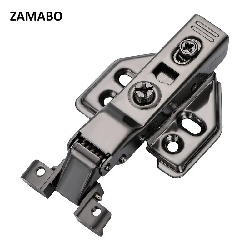 Heavy Duty Black Aluminum Door and Window Hinge Hydraulic Adjustable Furniture Hinge Aluminum Frame Door Hinge