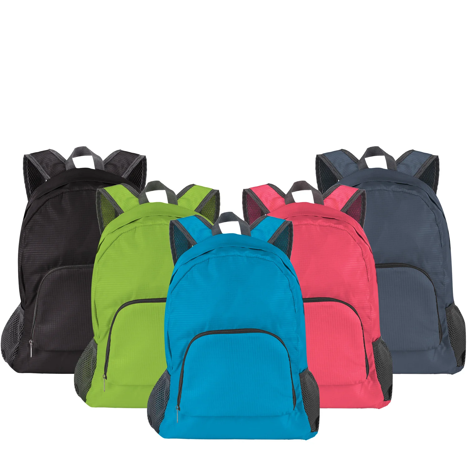 Factory Direct Promotional Backpack Custom LOGO Portable Unisex Folding Lightweight Backpack