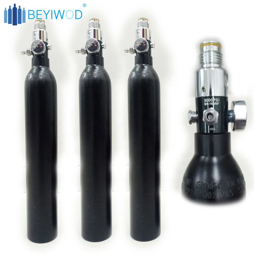 4500psi 0.5l углеродное волокно Пейнтбол Бак для