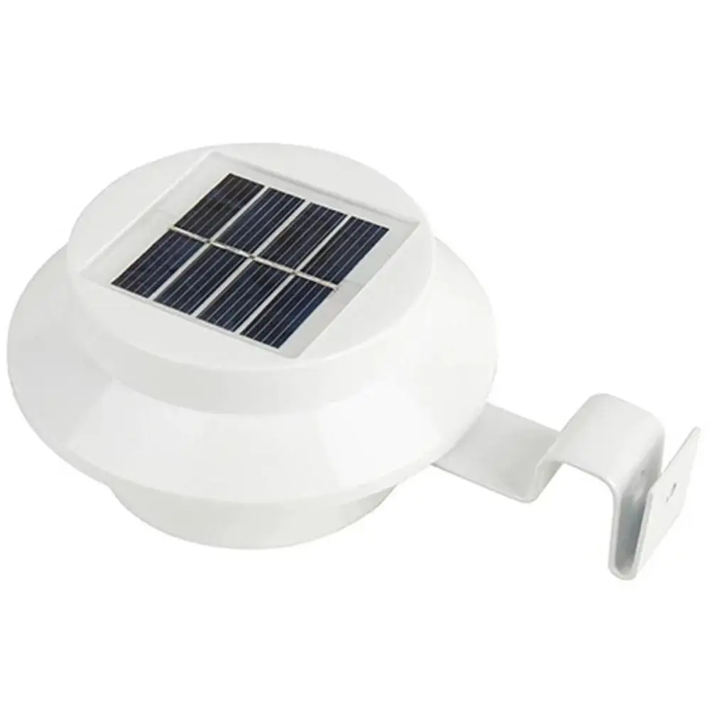Wholesale Custom 3 Led Circular Sensor Motion Roof Gutter Solar Lights Sensor Solar Light For Wall Path Garden Solar Lamp