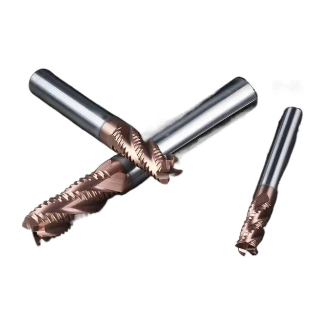 Best Quality Endmill Solid Carbide Cutting Tools 3 Flutes Aluminum End Mill Rough Leather Knife