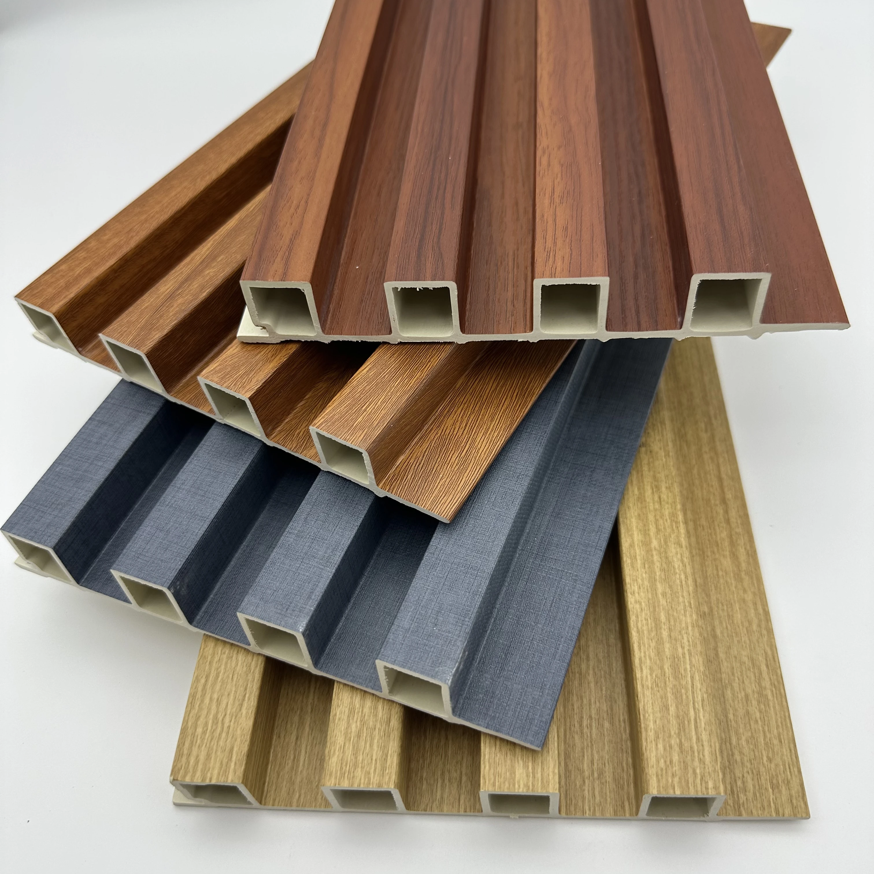 Wood Grain Pvc Wall Board 3d wpc Ceiling Panels wall  water proof PVC composite  interior decorative