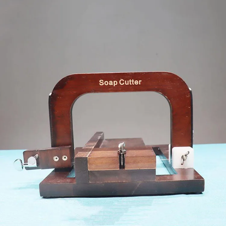 YS New Professional Wooden Hand-Made Cold Soap Cutter DIY Steel Wire Cutting Machine Home Soap Cutting Knife Soap Making Tools
