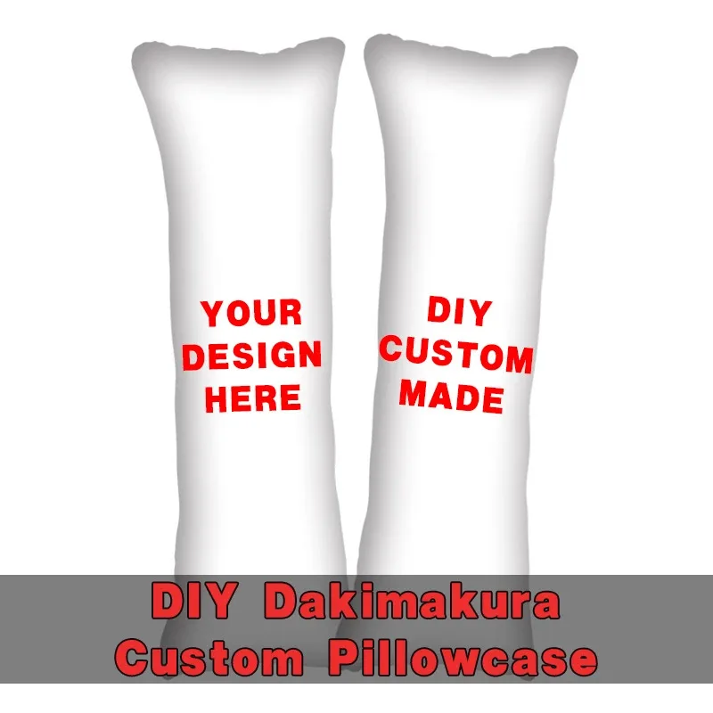 NADANBAO Brand 2 Side Print Hugging Body Pillow Case Diy Dakimakura Cosplay Custom Throw Soft Pillow Cover Otaku Gift