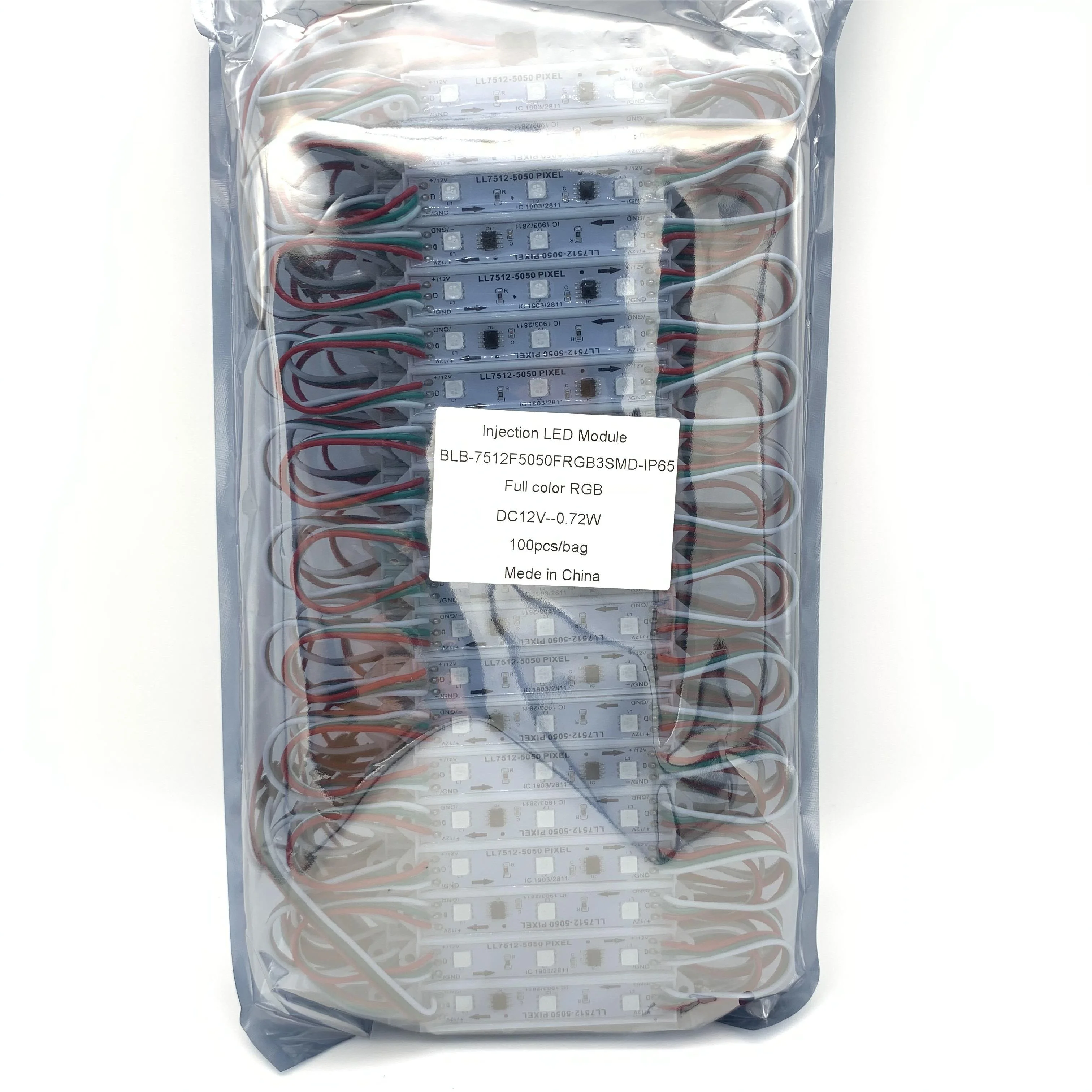 12V 3 LED Waterproof Digital RGB full color smart Pixel LED point Light addressable WS 1903 2811 LED Module