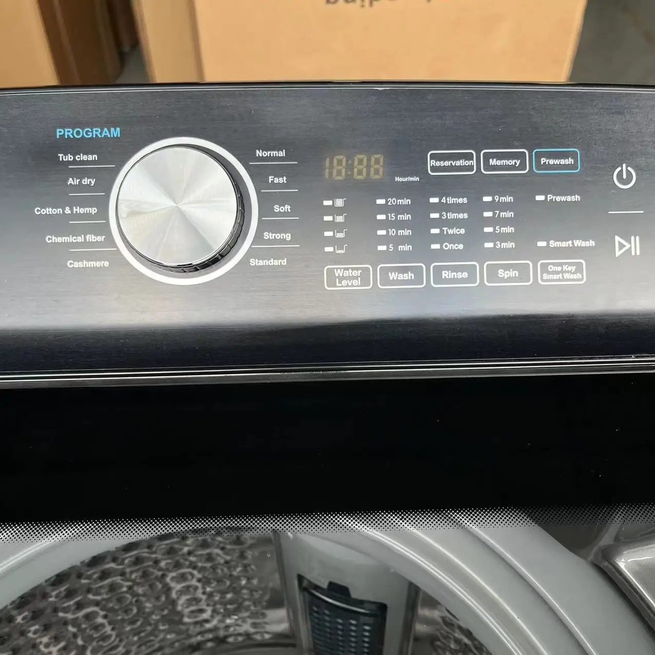 commercial industry household fully automatic English version large capacity 25KG kg top load washing machine