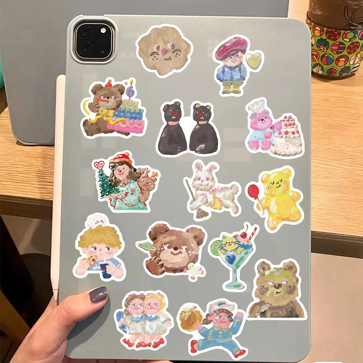 Waterproof 55 pcs graffiti children kawaii sticker cute vinyl journal sticker