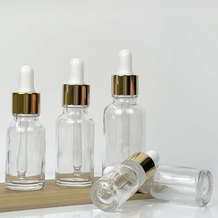 5ml 10ml glass clear amber essential oil bottle 30 ml 50ml glass dropper bottle for aroma perfume oil