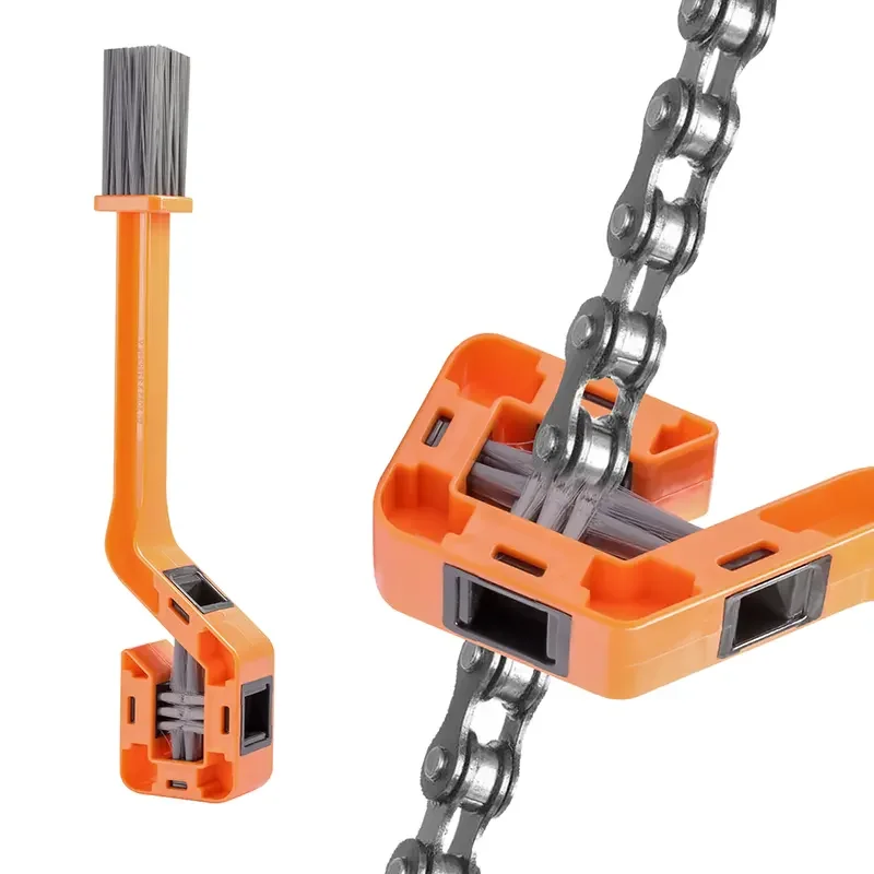 High quality plastic Bicycle Chain Clean Brush Motorcycle Chain Cleaning Brushes Quick Washing Kit Bikes Maintenance Tools