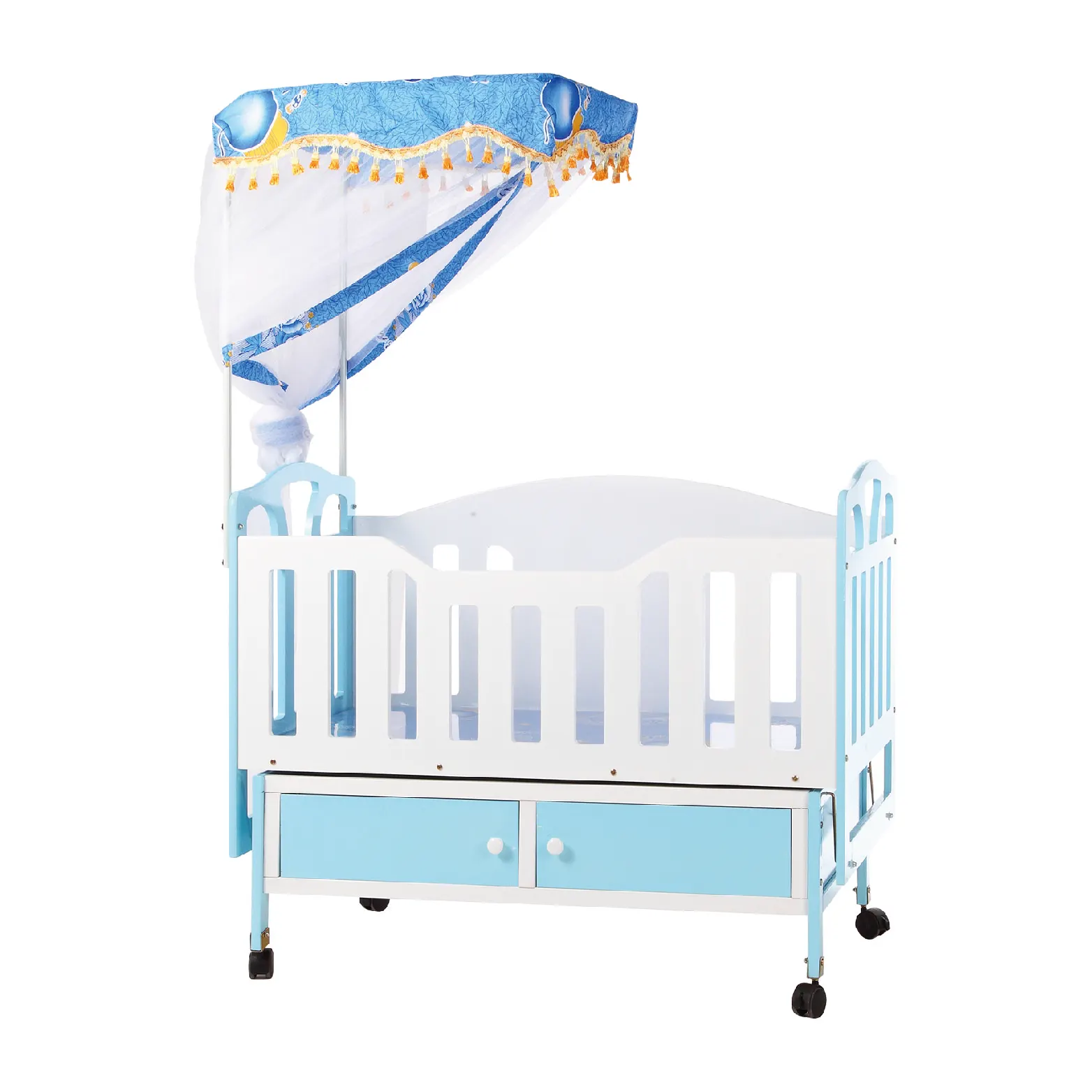 wooden Baby cot bed cradles swing bed designs in 5382