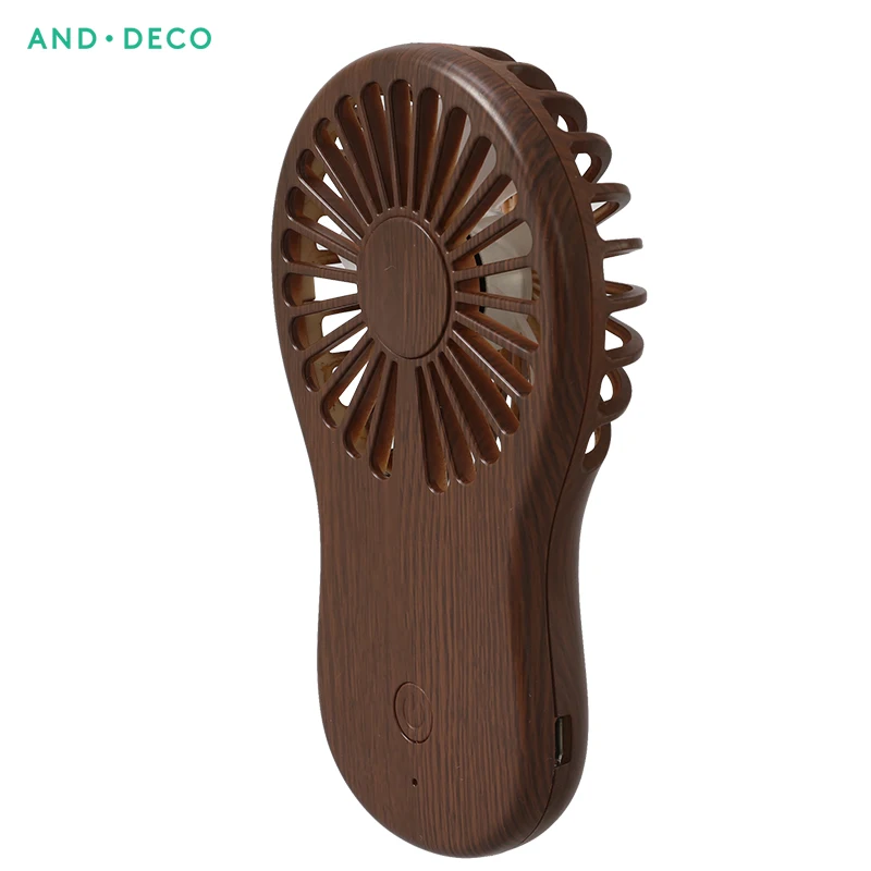 
Wholesale Mini USB Portable Rechargeable Fan Battery Wind 3 Blades LED Light USB Mini Fan 