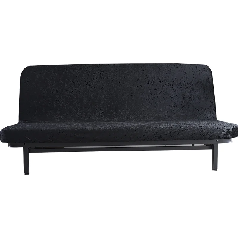 Чехол на стул без подлокотников Accent Futon эластичный Бархатный I-образной формы для дивана кровати чехлы из