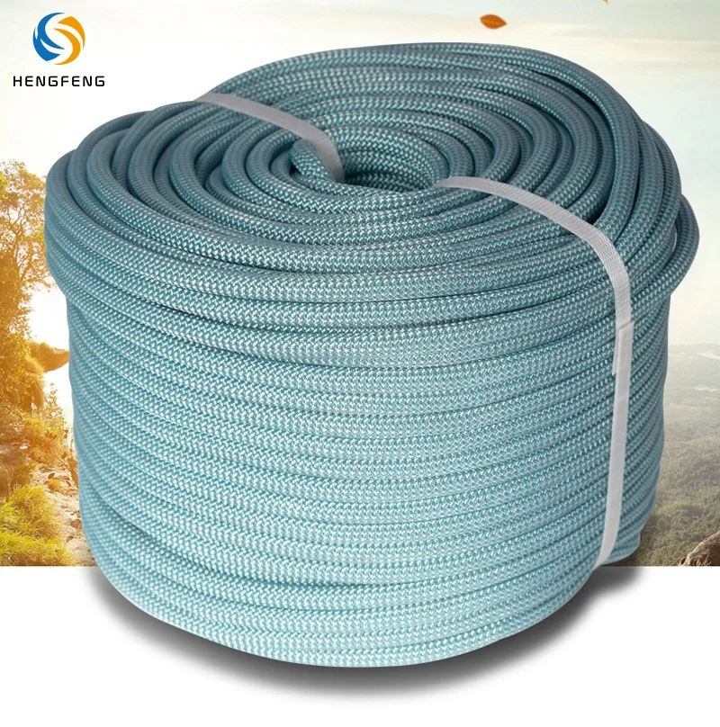 Custom 3mm-30mm high quality nylon braided rope nylon ropes rock climbing rope for climbing