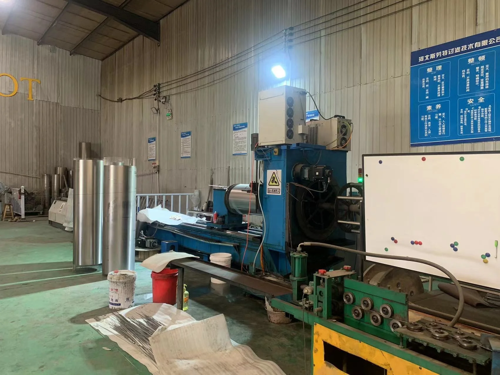 SS2205 SS2507 wedge wire round slotted johnson screen sea water oil well filter tube