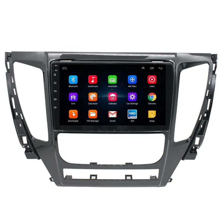 Автомагнитола на Android 10,0 с сенсорным экраном, мультимедийный Dvd-проигрыватель для Mitsubishi Pajero Sport 2 L200 2007 - 2016 Вт, GPS-навигация