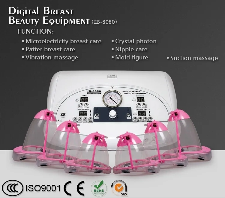 
Portable Digital Breast Enlargement Device Buttock Enhancement Suction Cups Pump Machine 