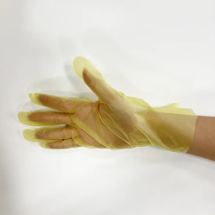 China wholesale Food grade LDPE / HDPE / CPE / PE / TPE household gloves cleaning plastic disposable gloves