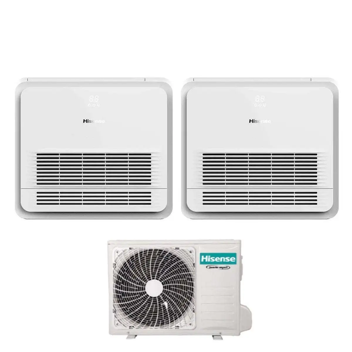 Climatizzzatore Condizionatore Hisense двойная сплит-консоль 9 + con 2AMW52U4RXC R-32 Wi-Fi опционально Telecomando di Serie Incluso 90