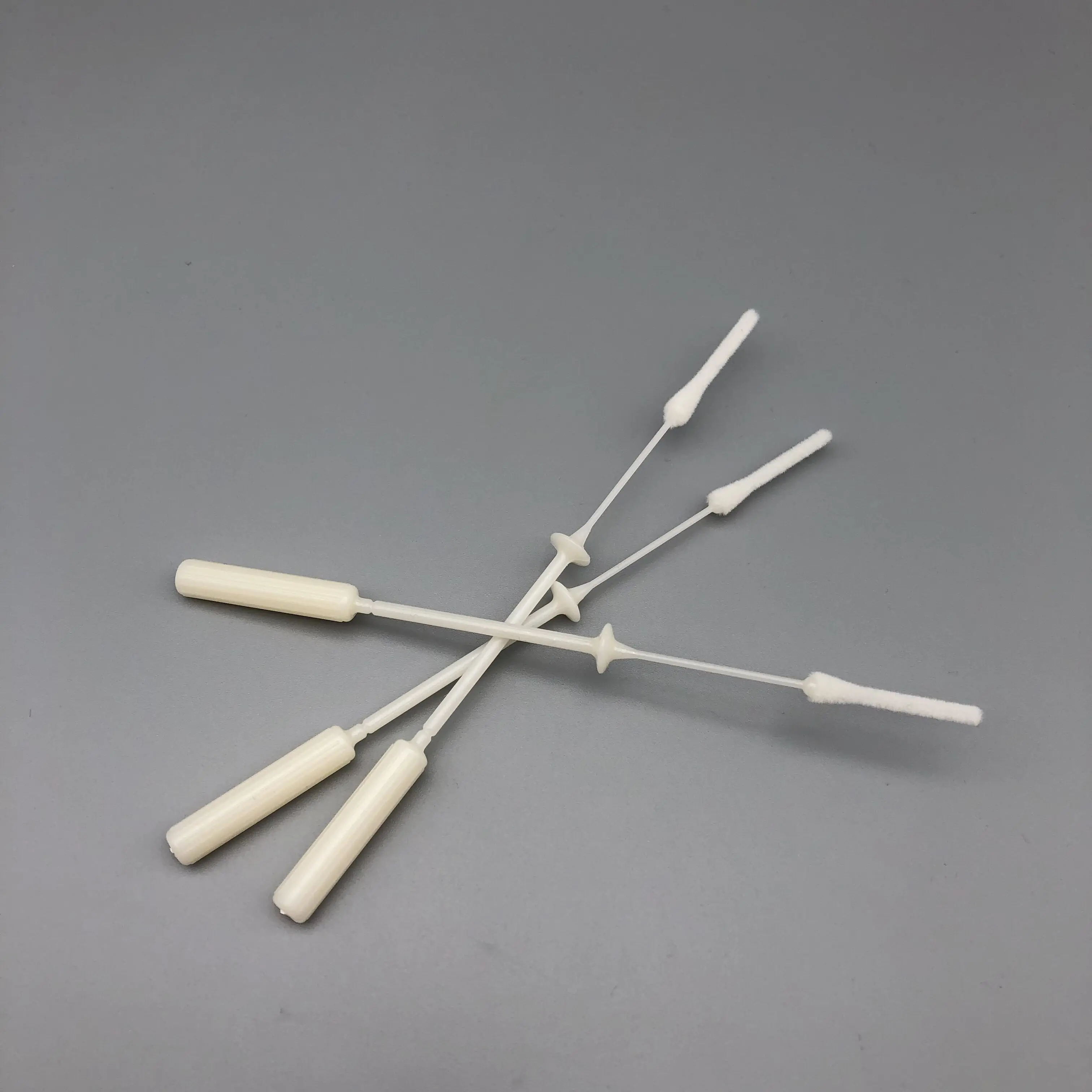 Sterile Nasopharyngeal Swab with Safety Panel Swabs Individually Wrapped Nylon Flocking Tip Nasal Swabs for Sampling