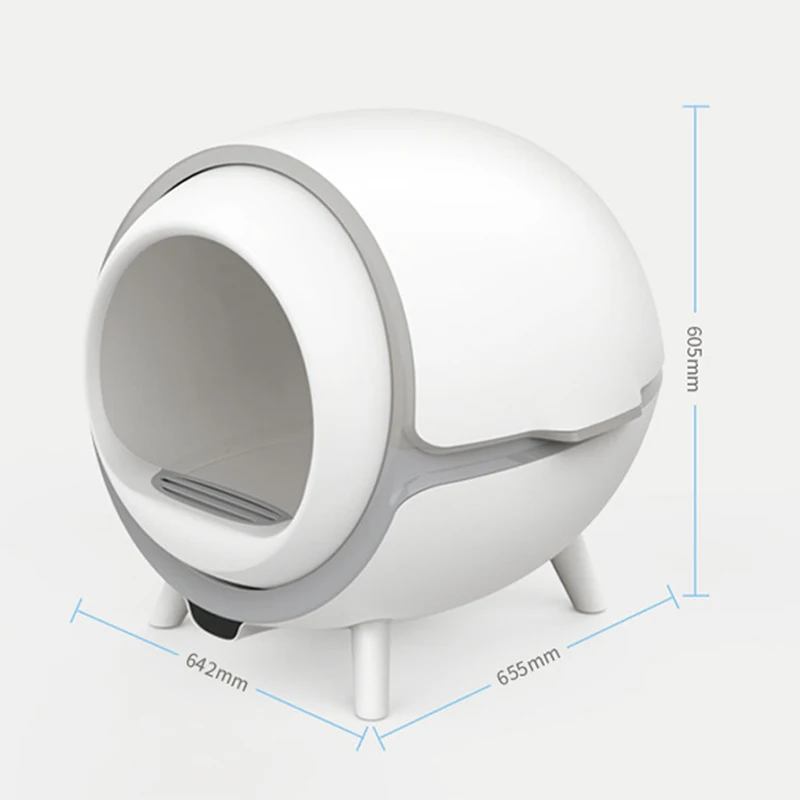 Полностью автоматический Электрический Туалет для кошек Selft, роскошный умный туалет для кошек, самоочищающийся автоматический туалет для кошек