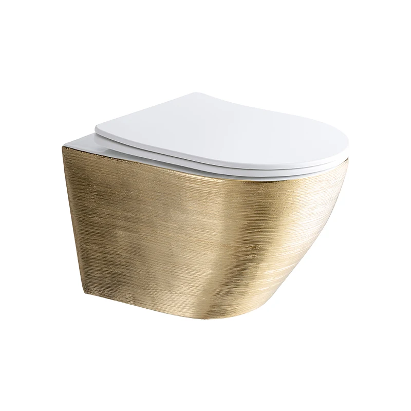 Modern Rimless Bathroom Ceramic Sanitary Ware Toilet Wall Hung Mounted Wc Toilet